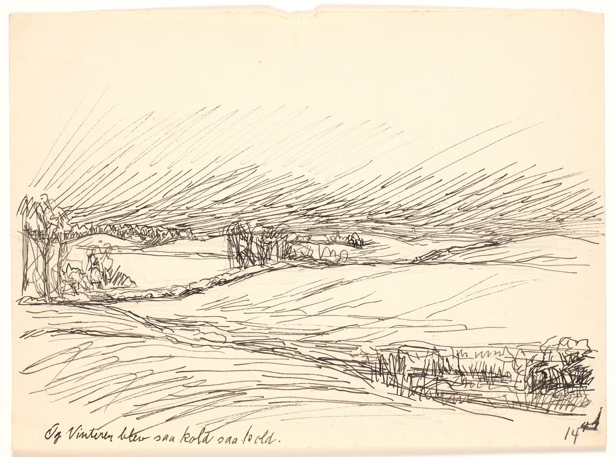 En de winter werd zo koud zo koud door Fritz Syberg