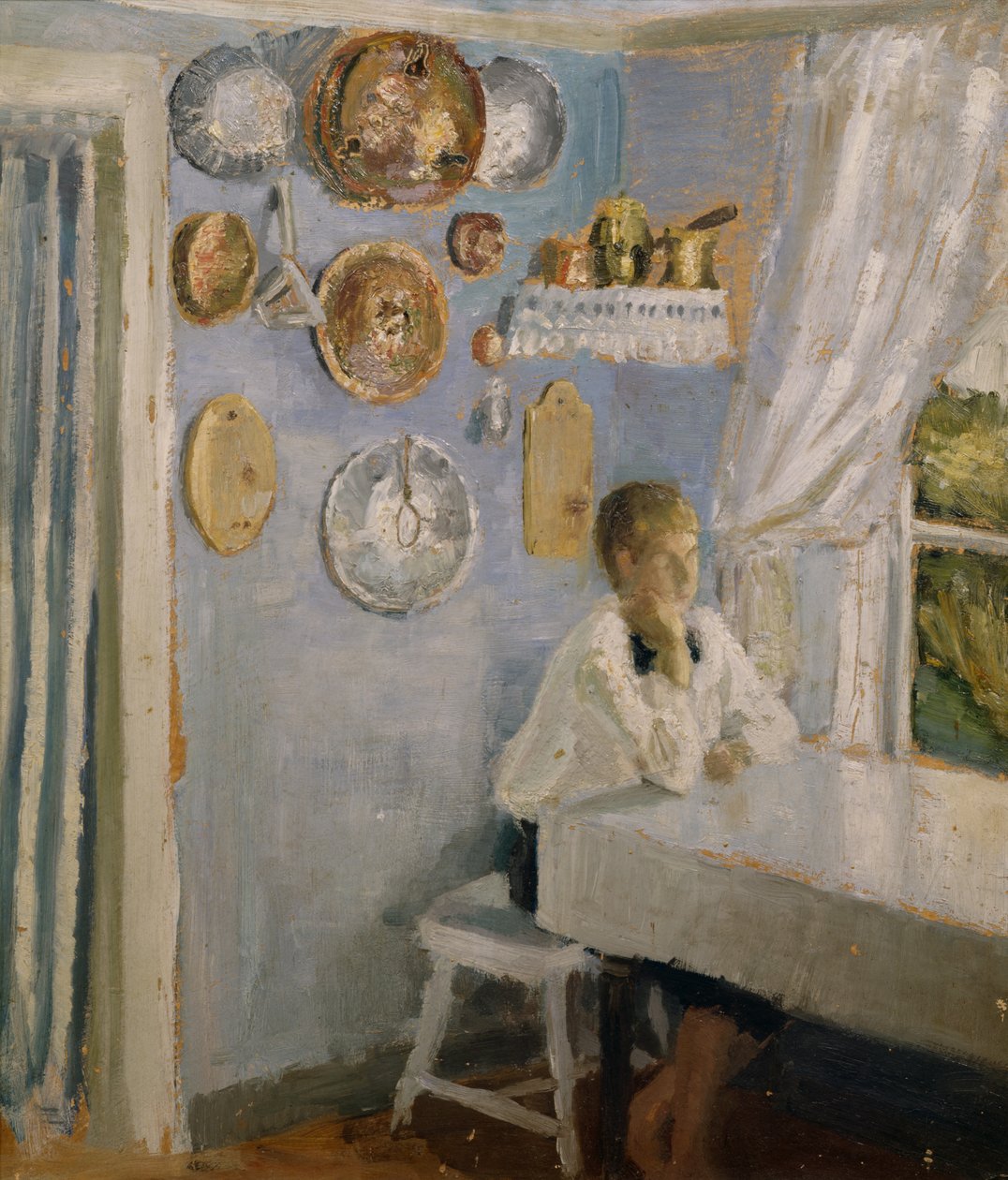 Harald aan de ontbijttafel door Fritz Thaulow