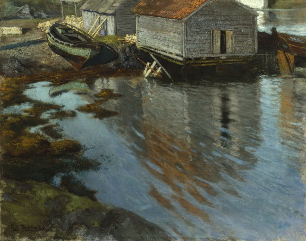 Geen titel op de dias geschreven door Fritz Thaulow