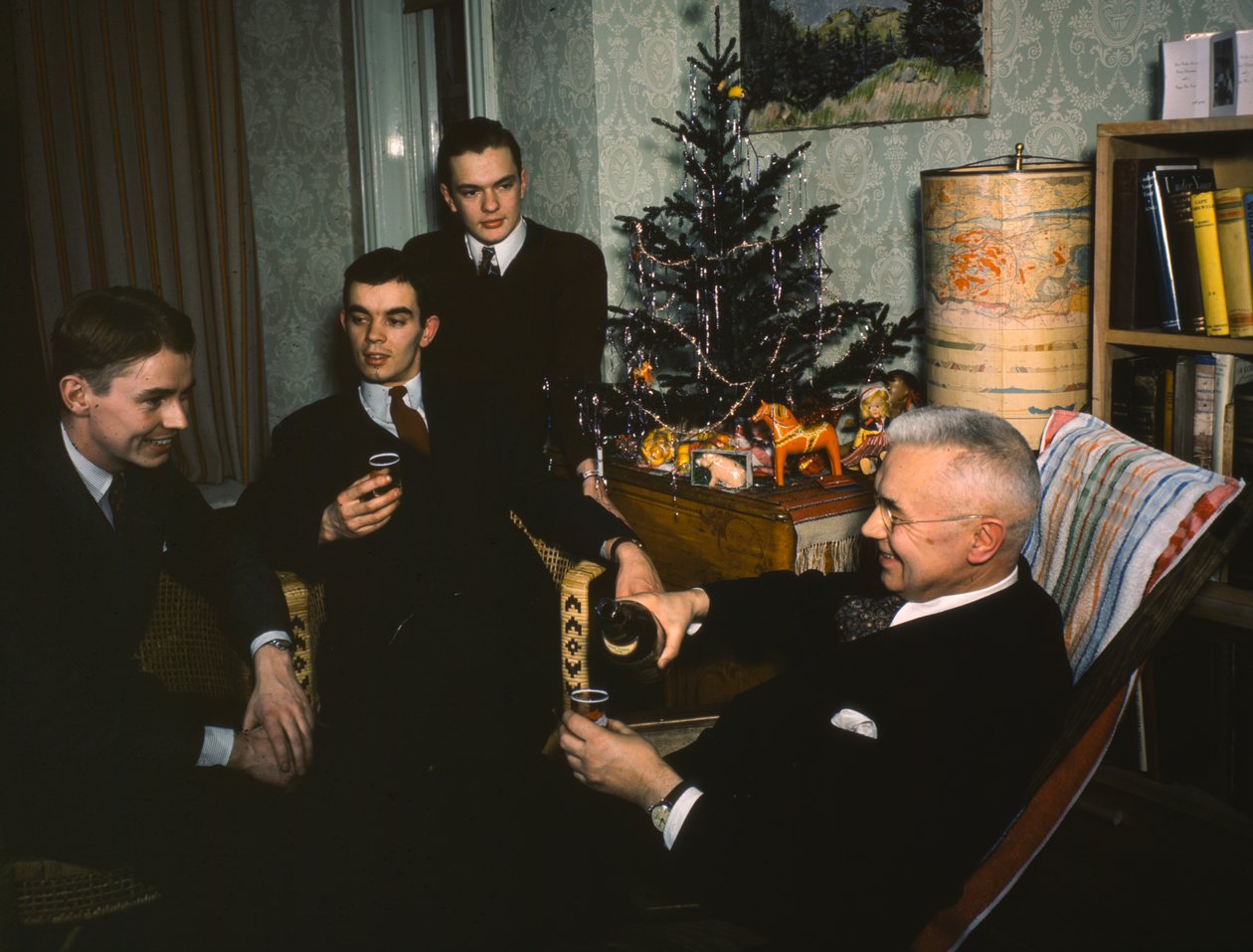 Familie en huis in Dresden, Duitsland van Dr. Fritz Gustav Wentzel en zijn vrouw Verna door Fritz Wentzel