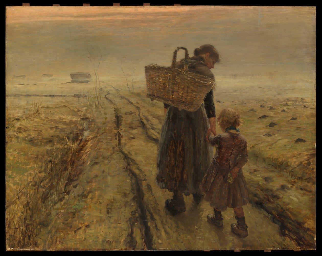 Naar huis door Fritz von Uhde