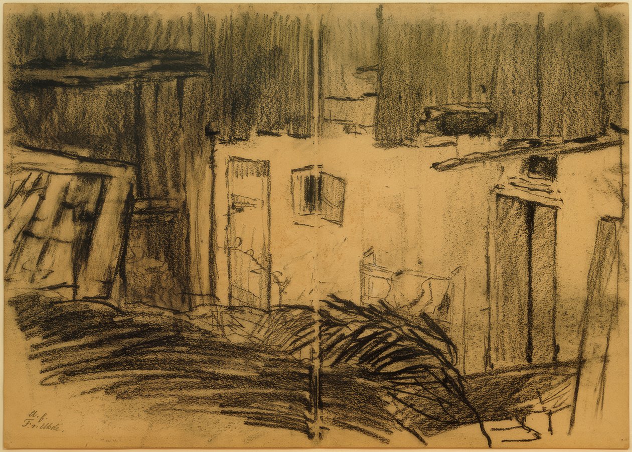 Schuur door Fritz von Uhde