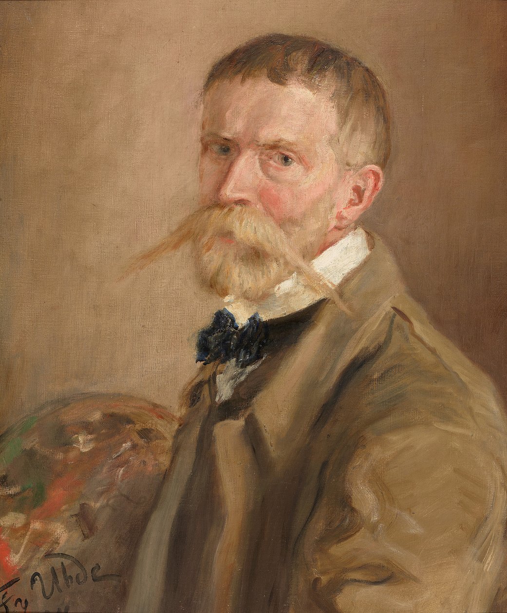 Zelfportret door Fritz von Uhde