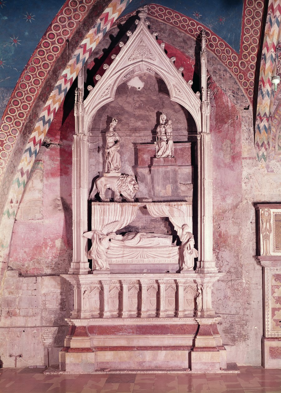 Grafmonument voor de Koningin van Cyprus en Jeruzalem, 1229 door Fuccio Fiorentino