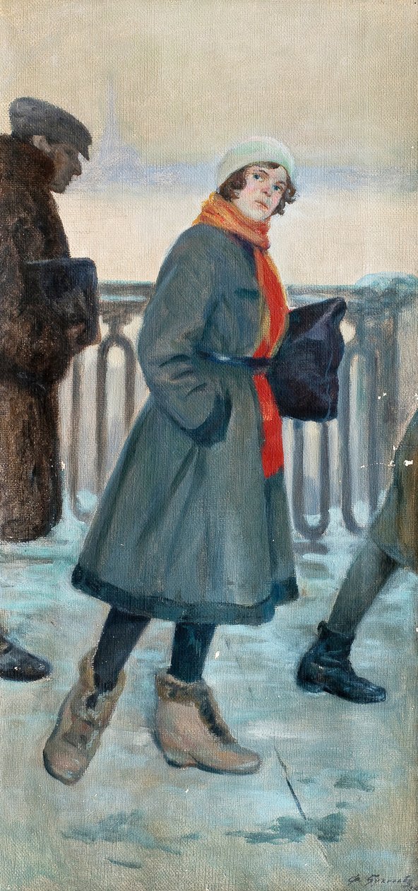 De Weg naar Werk, 1926 door Fyodor Fyodorovich Buchholz
