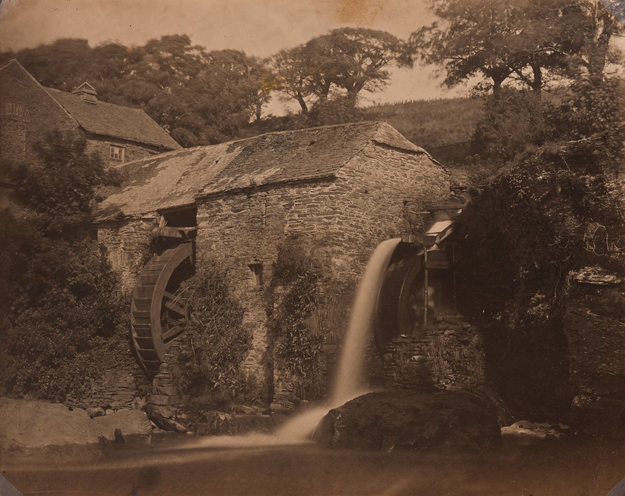 Donemark molen bij Bantry, ca. 1855 (foto) door G.B. Gething