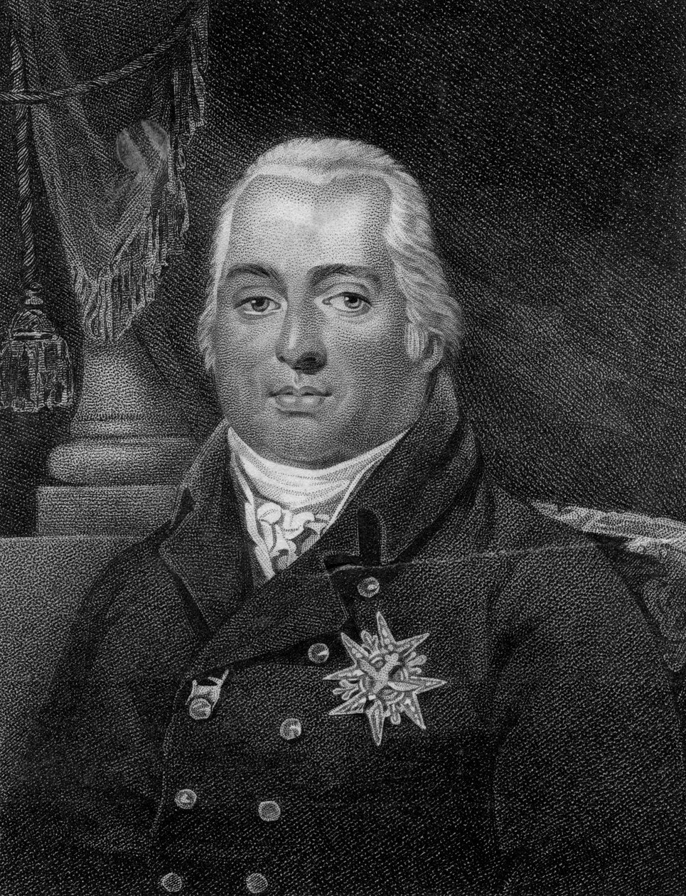 Lodewijk XVIII, Koning van Frankrijk, 19e eeuw door G. Kellaway