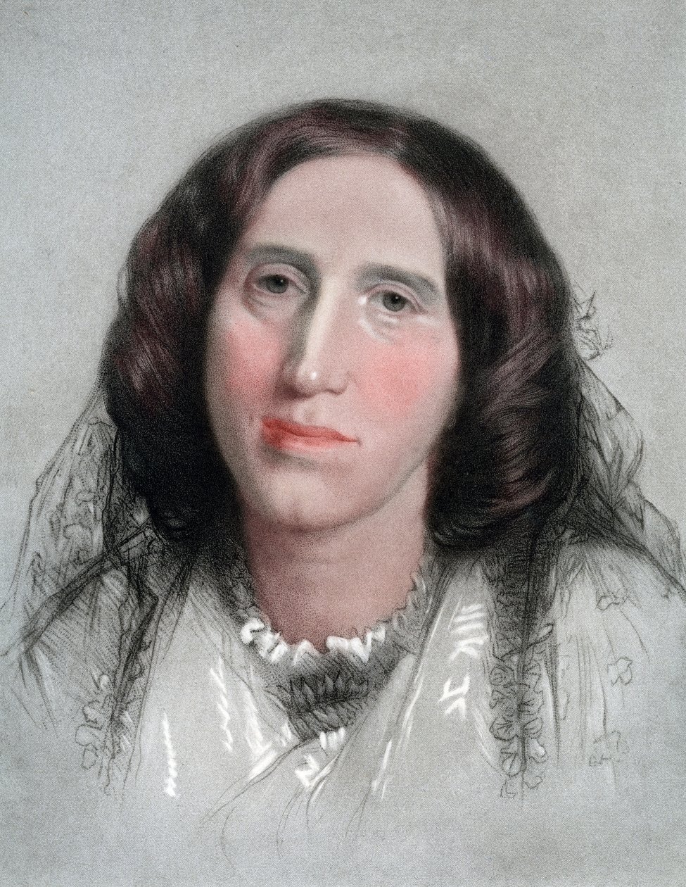 George Eliot, Engelse romanschrijver, 19e eeuw door G Sidney Hunt