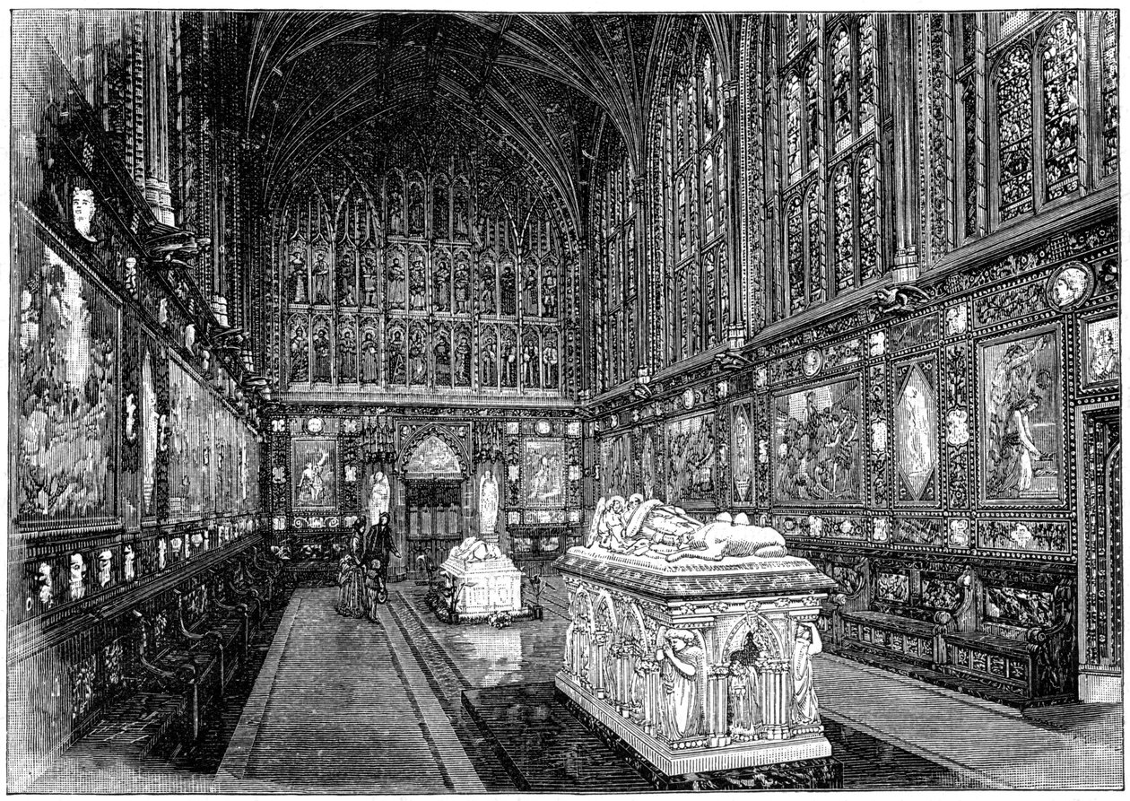 De Albert Memorial Kapel, Windsor, 1900 door G. W. Wilson and Company
