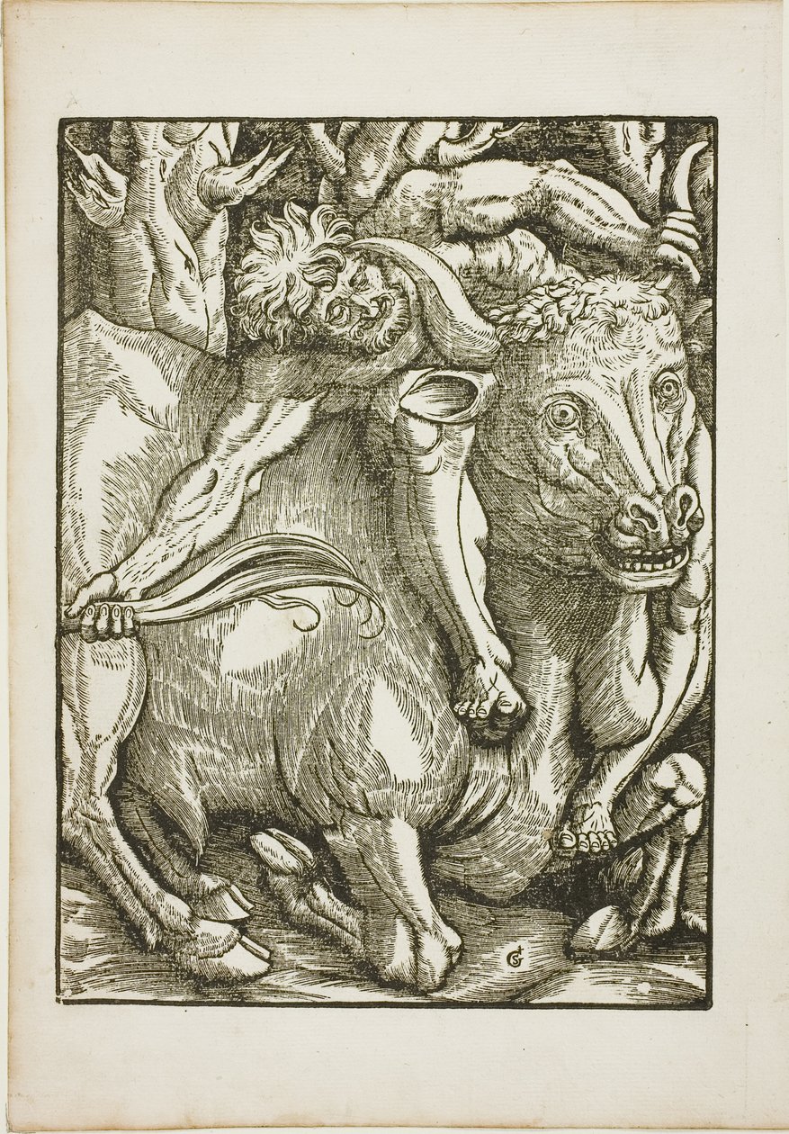 De werken van Hercules: Hercules vangt de Kretenzische stier door Gabriel Salmon
