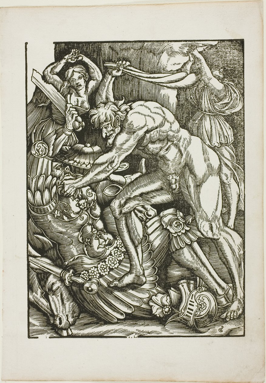 De werken van Hercules: Hercules en Cacus door Gabriel Salmon