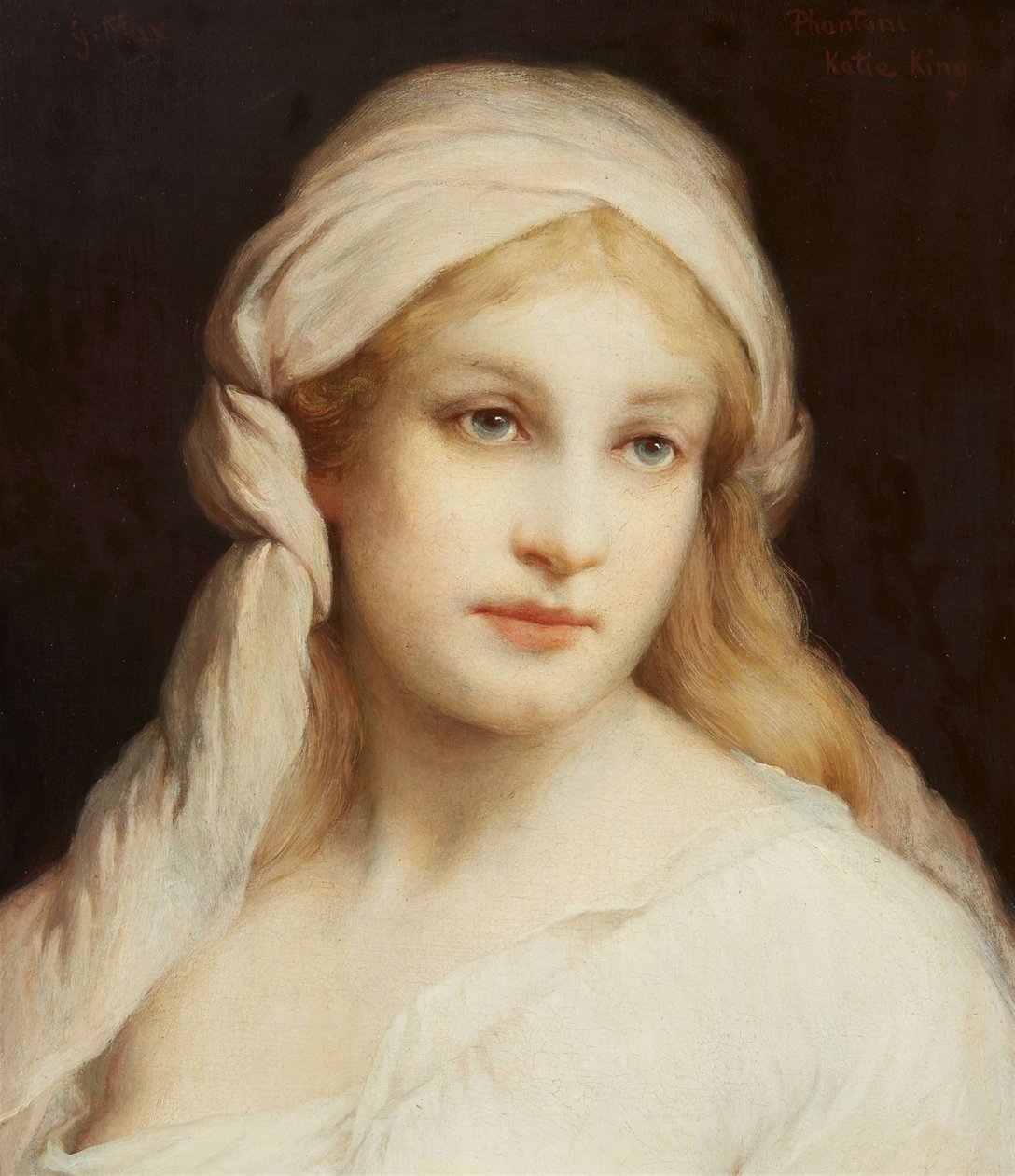 De geest van Katie King of Phantom Katie King door Gabriel von Max