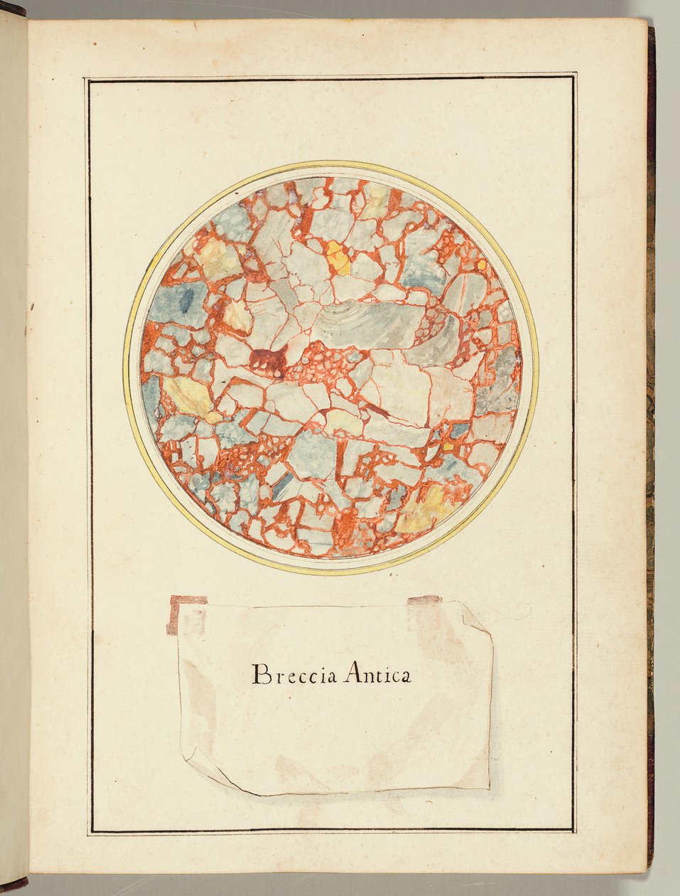 Breccia Antica, from Verschillende Steen Soorten, Italy door Gaetano Piccini