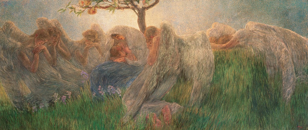 Moederschap, 1890-1891 door Gaetano Previati