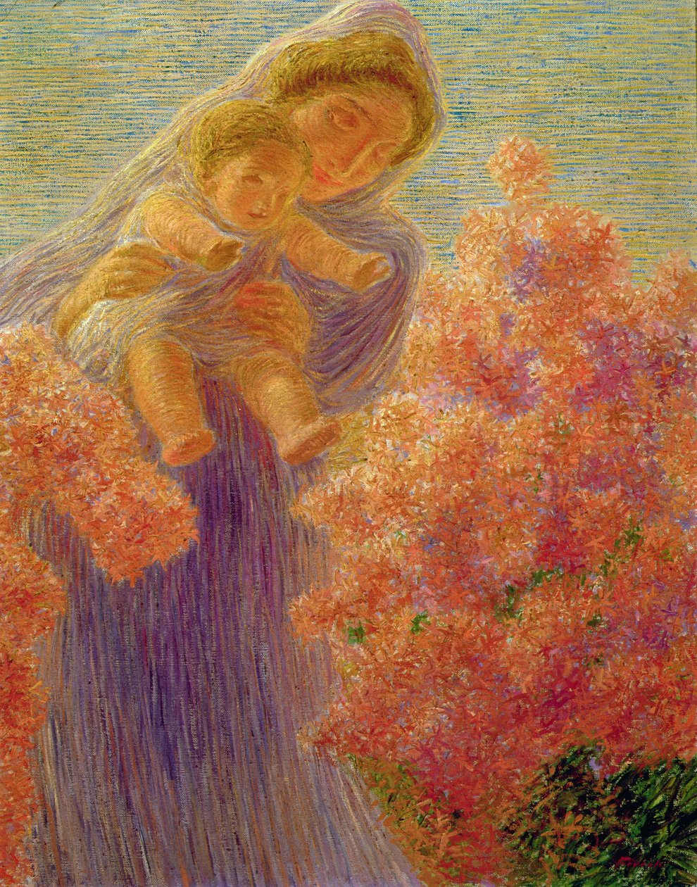 Moeder en Kind door Gaetano Previati
