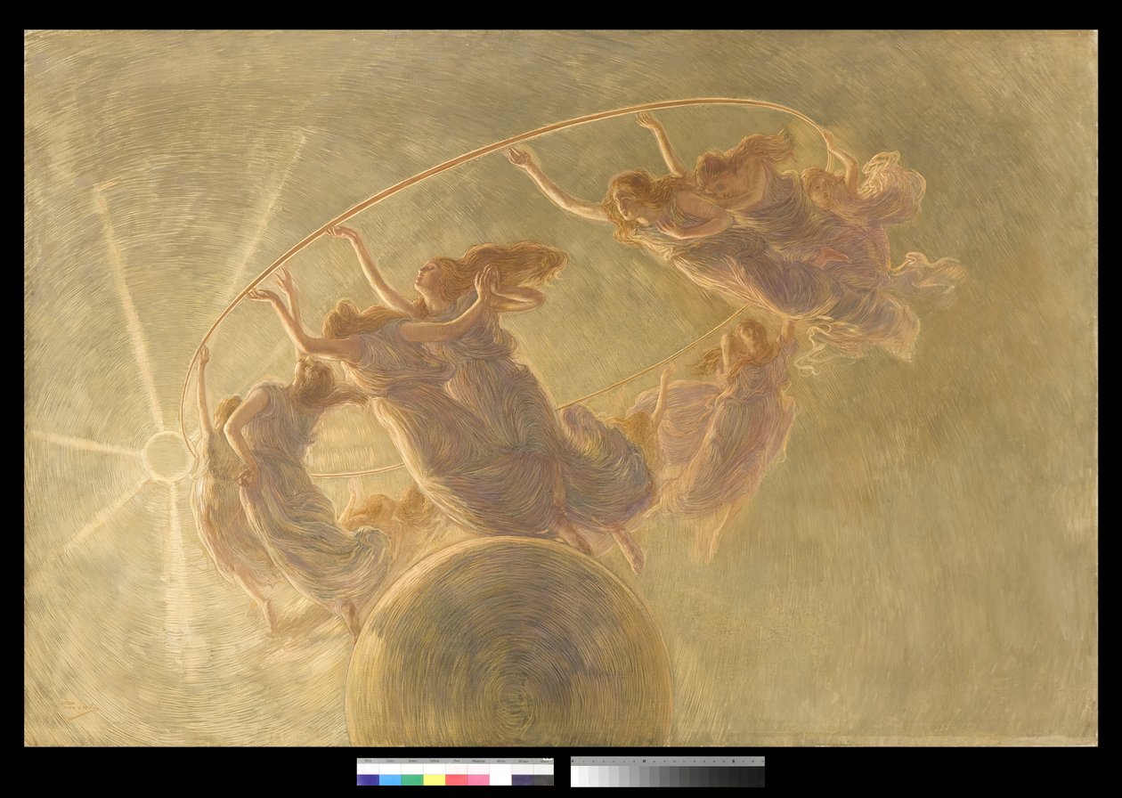De dans van de uren, 1889 door Gaetano Previati