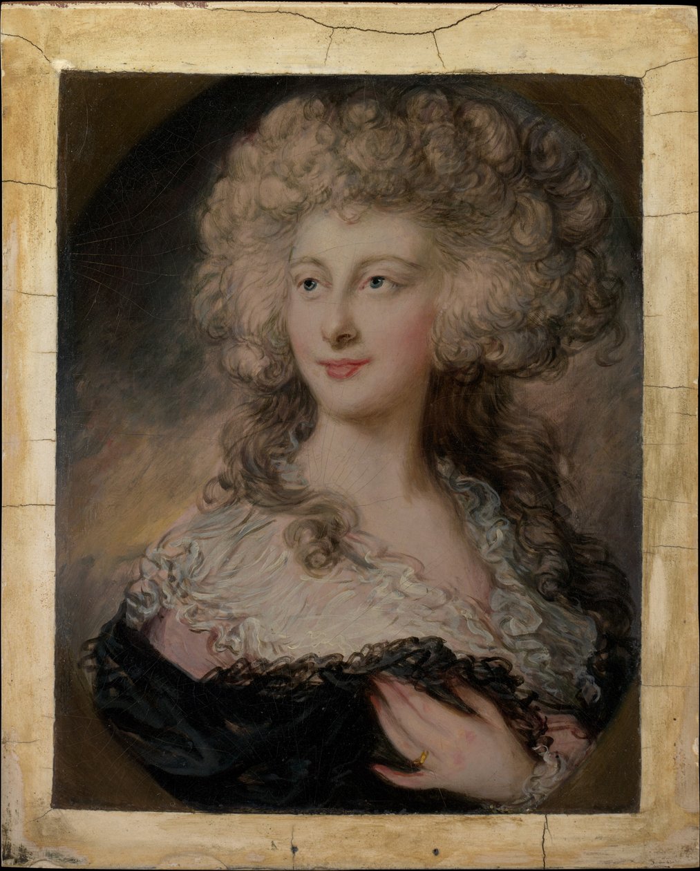 Anne Elizabeth Cholmley (1769-1788), later Lady Mulgrave door Gainsborough Dupont