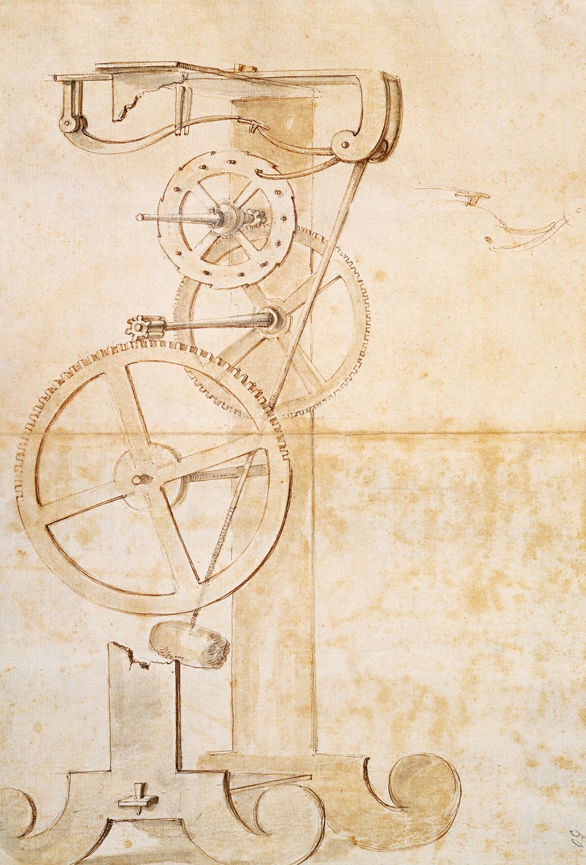 Tekening van Galileo
