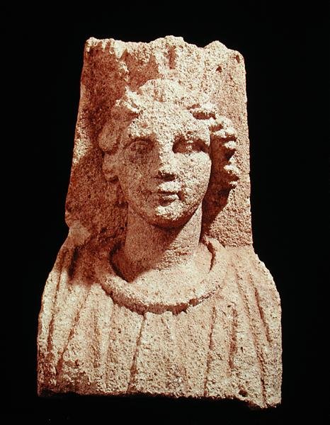 De stad Alesia vergoddelijkt door Gallo Roman