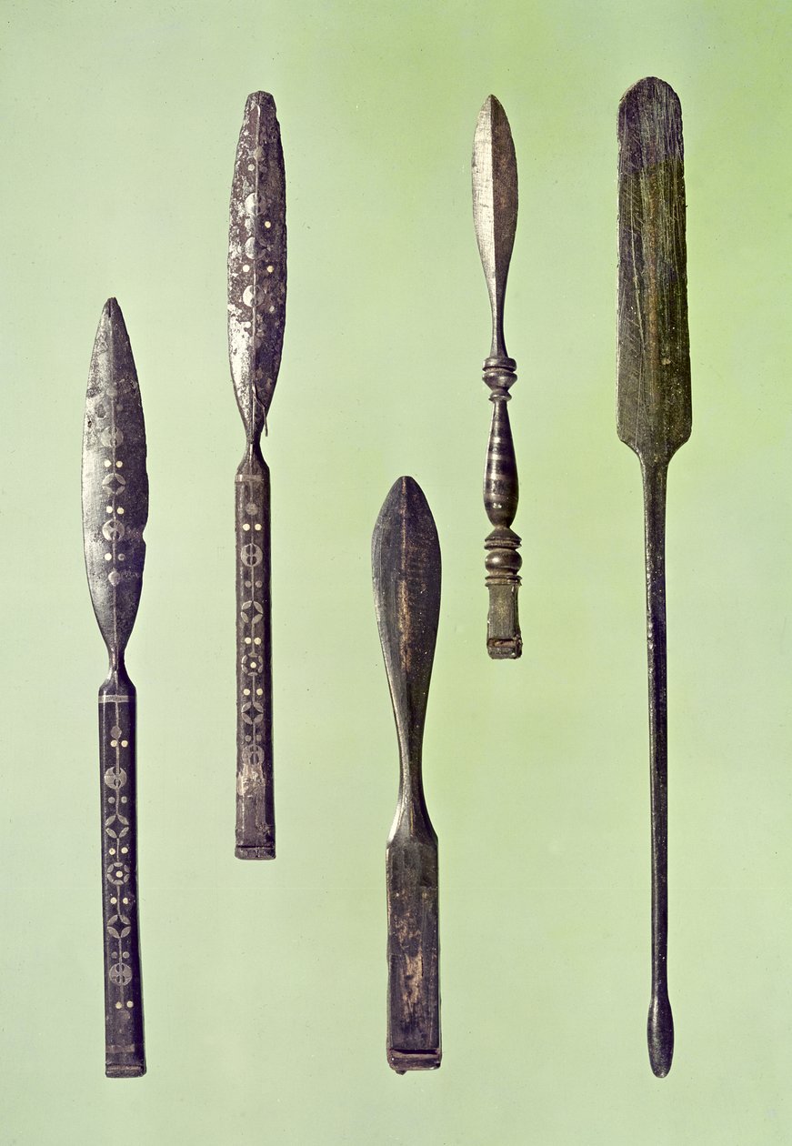 Instrumenten van de oogarts door Gallo-Roman