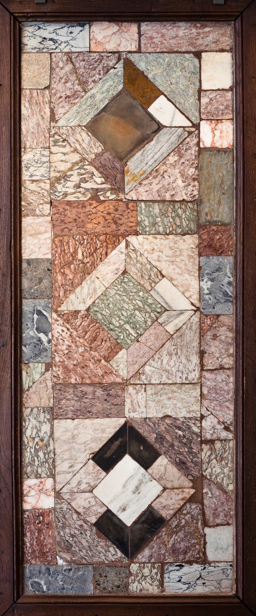 Bestrating, - (Opus sectile in marmer) door Gallo-Roman Gallo-Roman