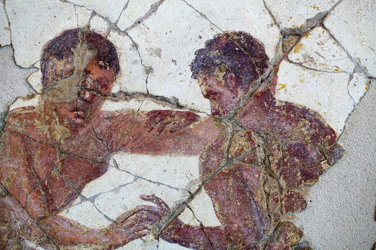 De spelen van de palaestra door Gallo-Roman Gallo-Roman