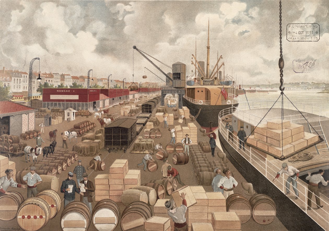 De Haven van Bordeaux door Garrouste Harribey Garrouste Harribey