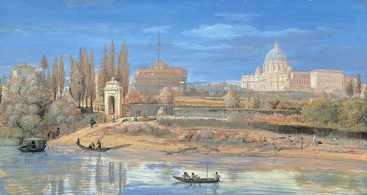 Uitzicht op de Castel Sant