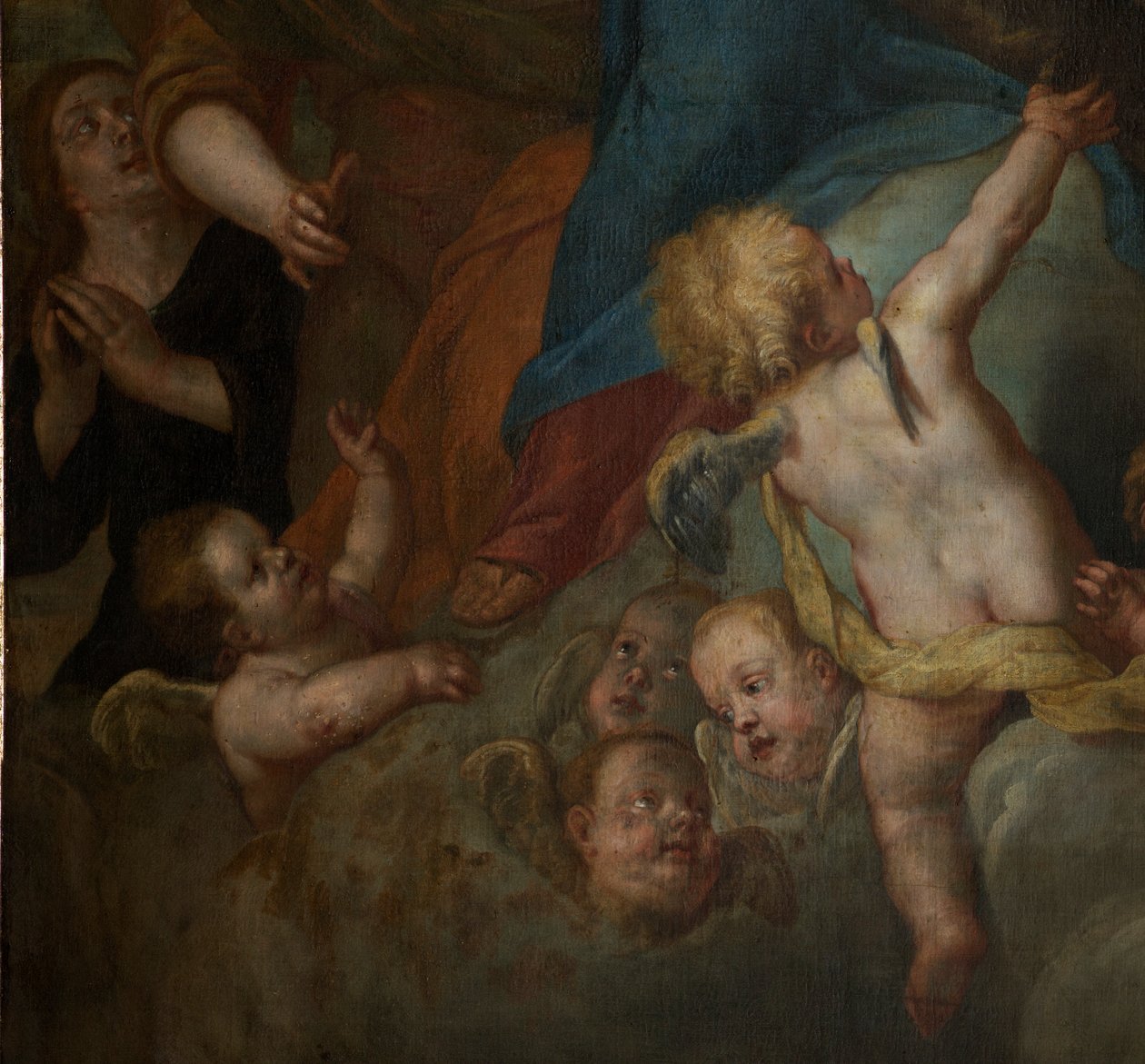 Parochiekerk Sint-Walburgakerk. Schilderij. Gaspar de Crayer. 1652 door Gaspar De Crayer
