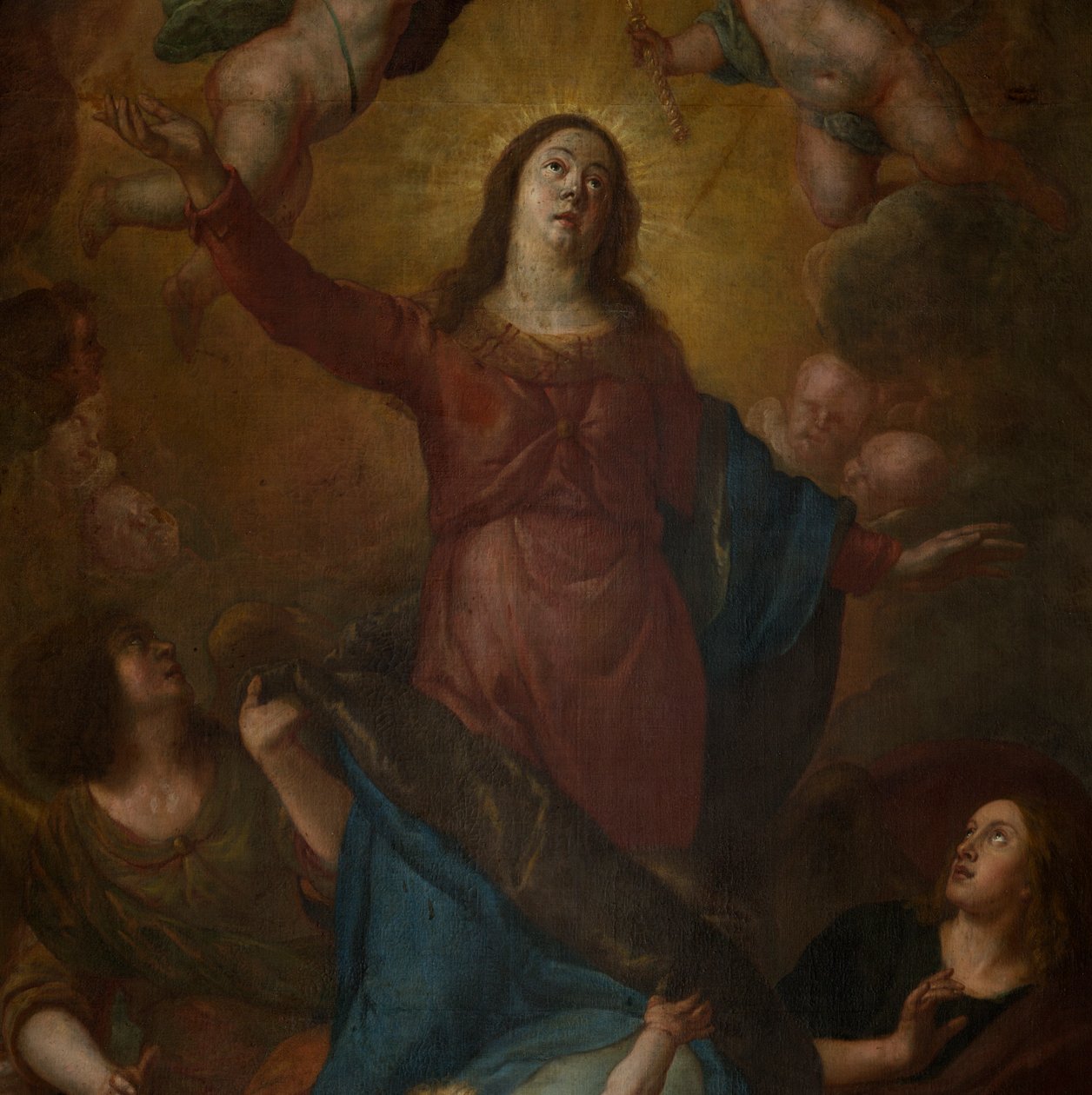 Parochiekerk (Sint-Walburgakerk). Schilderij. Gaspar de Crayer. 1652 door Gaspar De Crayer