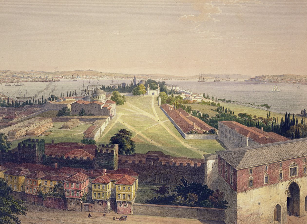 Panorama van Constantinopel, plaat 22 uit 