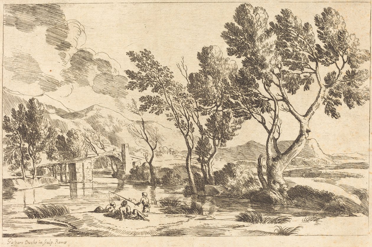 Romeins Landschap door Gaspard Dughet