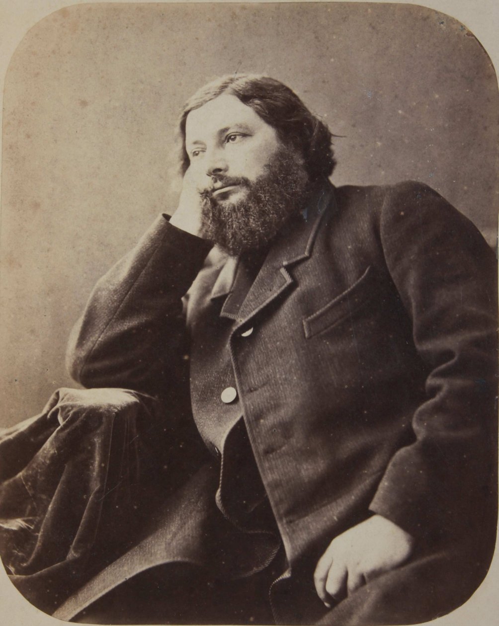 Gustave Courbet, ca. 1866 door Nadar