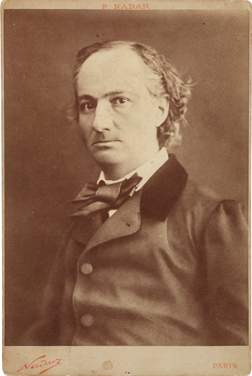 Portret van Charles Baudelaire 1821-1867 door Gaspard Félix Nadar