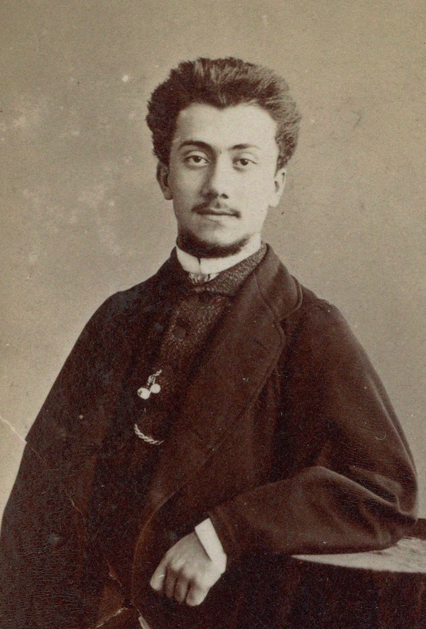Portret van de componist Alexandre Luigini 1850-1906 door Gaspard Félix Nadar