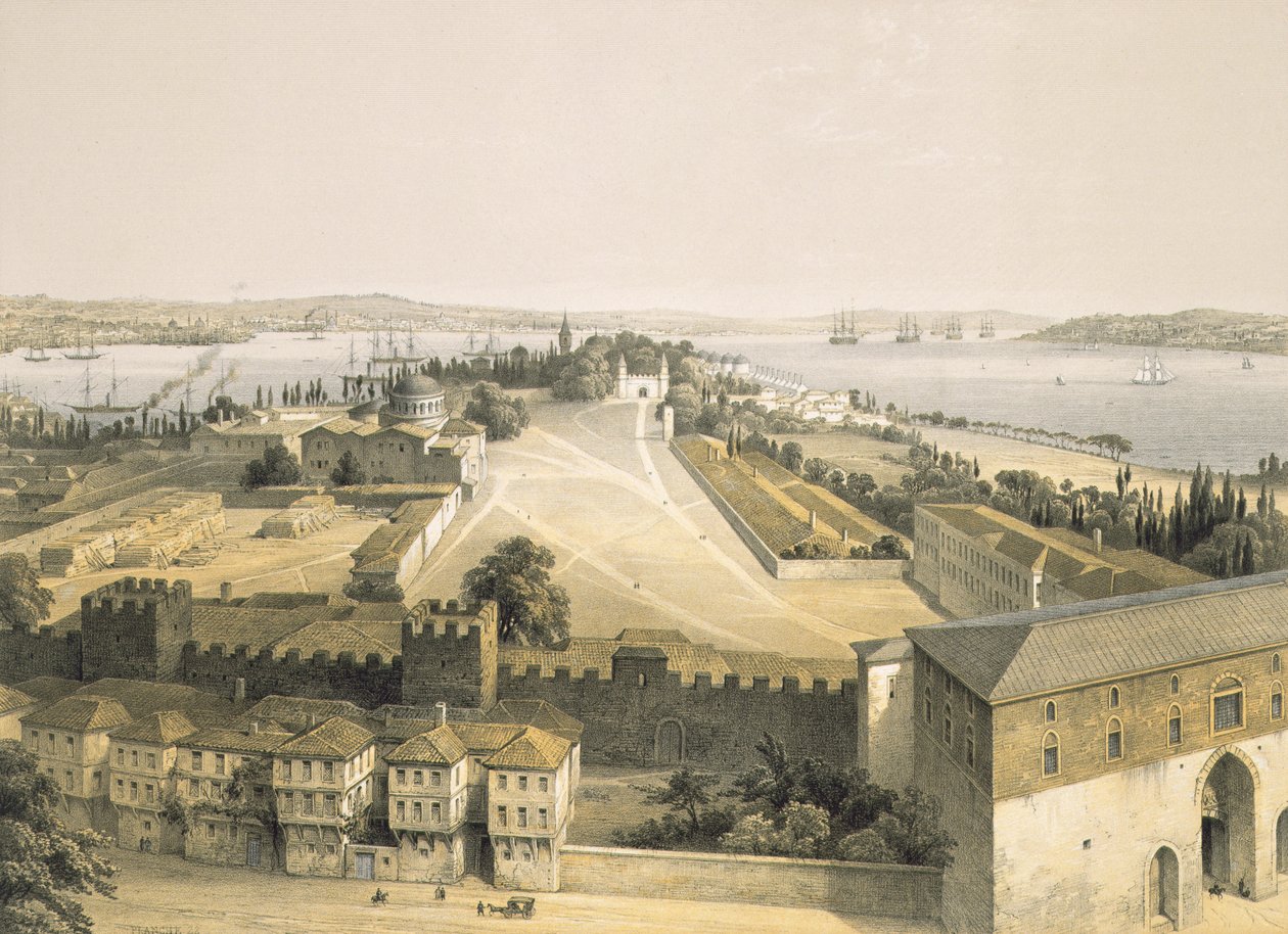 Panorama van Constantinopel, plaat 22 uit 