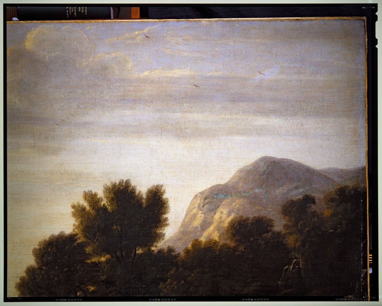 Italiaans Landschap (detail), ongedateerd door Gaspard Poussin Dughet