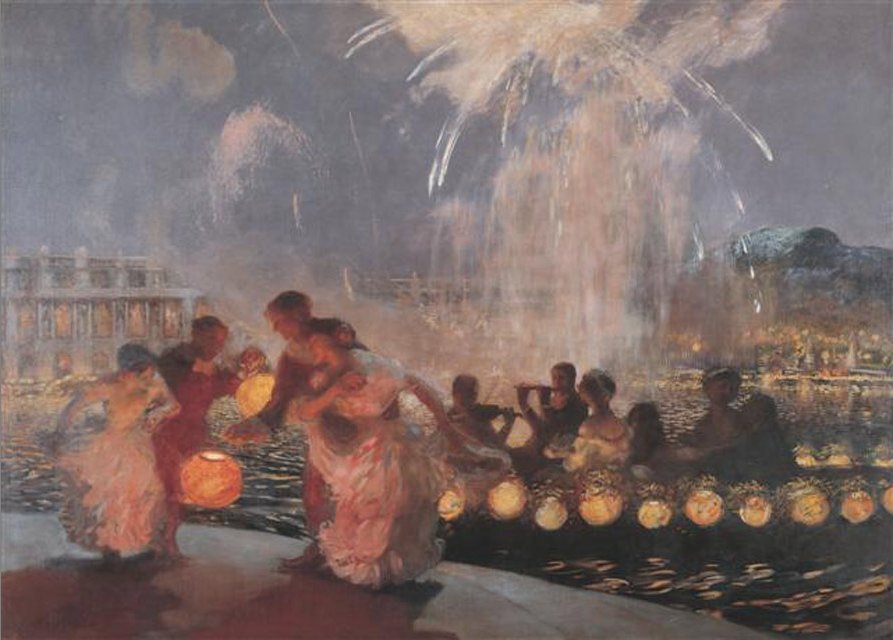 Onbekend schilderij door Gaston de la Touche