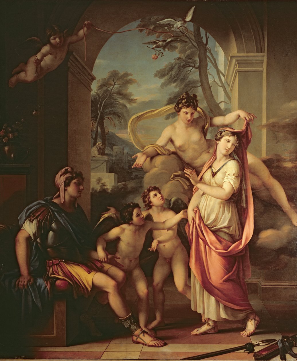 Venus presenteert Helena aan Paris door Gavin Hamilton