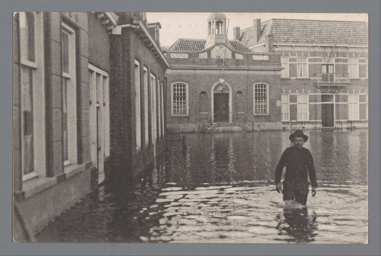 Ramp te Oud-Vossemeer op 13 maart 1906 door Gebroeders van Straaten