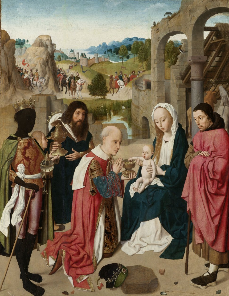 De aanbidding van de Wijzen door Geertgen Tot sint Jans
