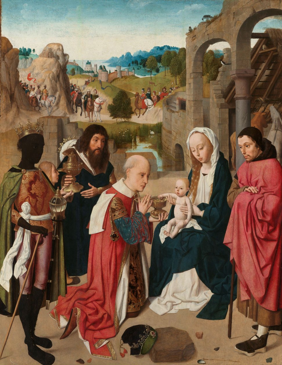De aanbidding van de Wijzen door Geertgen Tot sint Jans