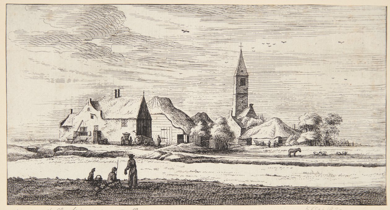 Uitzicht op Spaarnwoude door Geertruyt Roghman