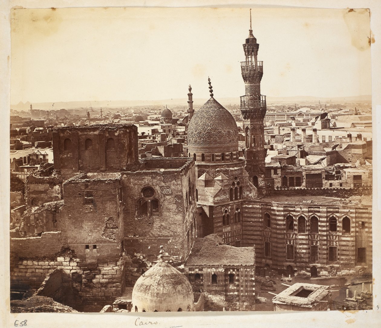 Caïro, uit het fotoalbum van generaal Charles George Gordon door General Charles Gordon