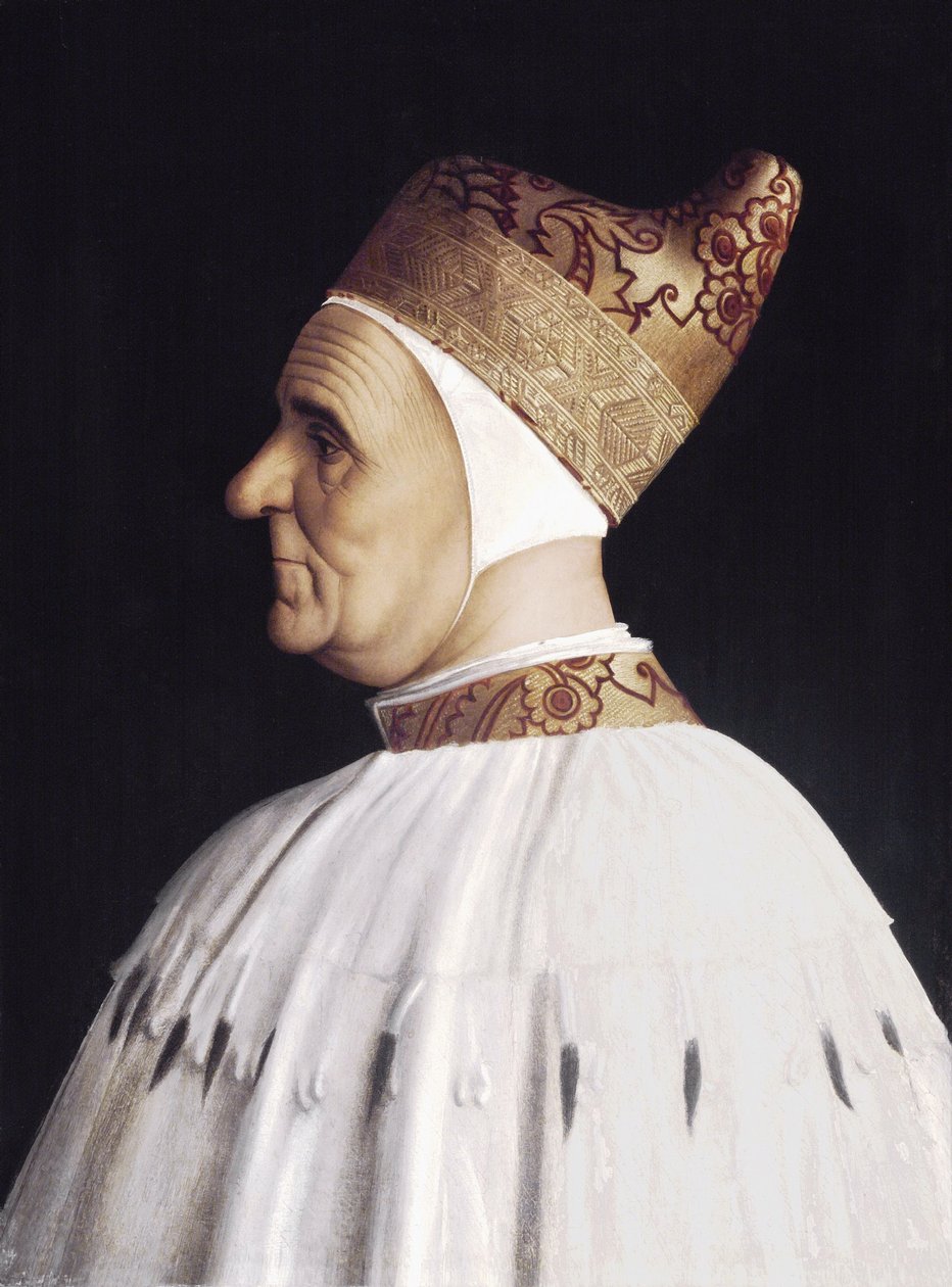 Doge Giovanni Mocenigo door Gentile Bellini
