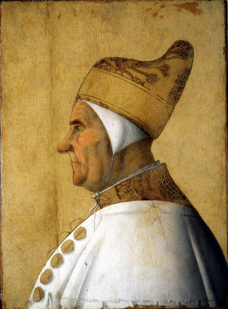 Portret van Doge Giovanni Mocenigo door Gentile Bellini