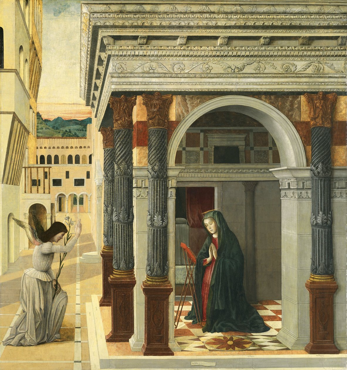 De Aankondiging door Gentile Bellini