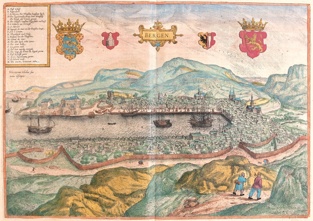 Bergen, Noorwegen - in 