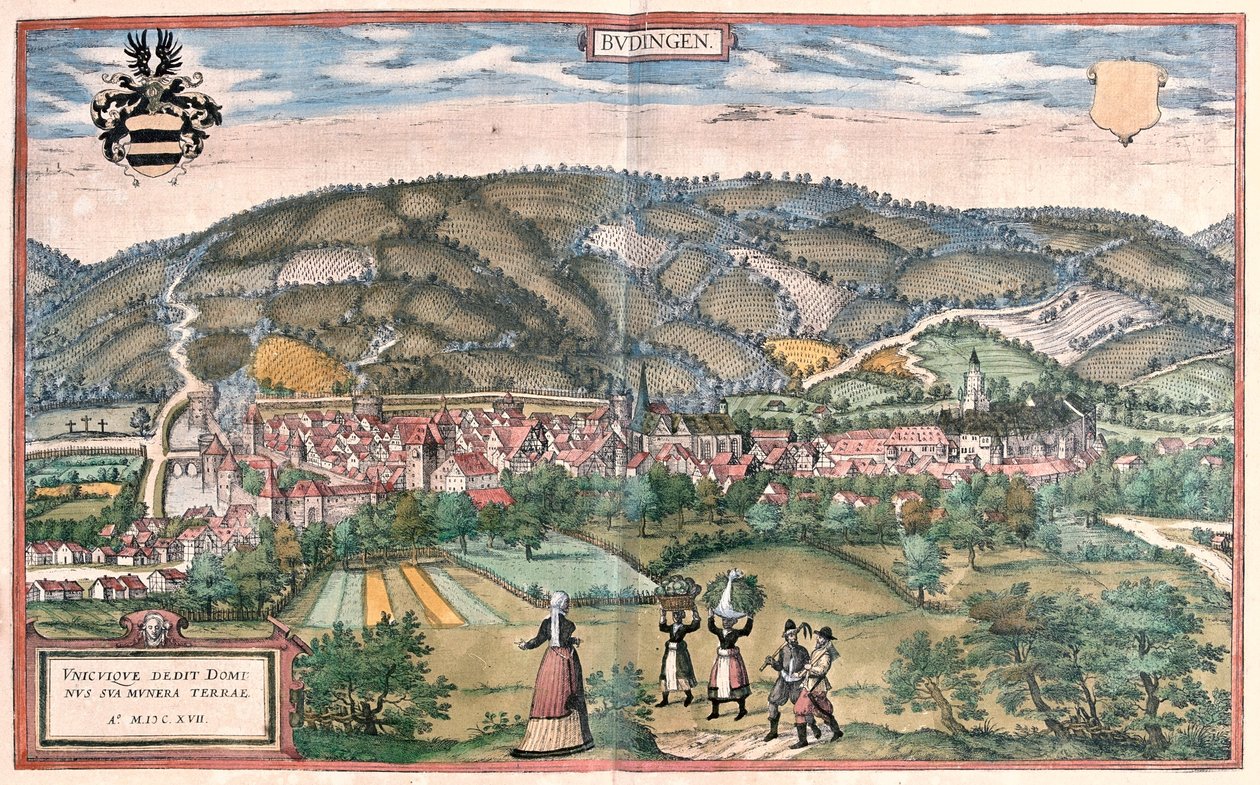 Budingen, Duitsland - in 