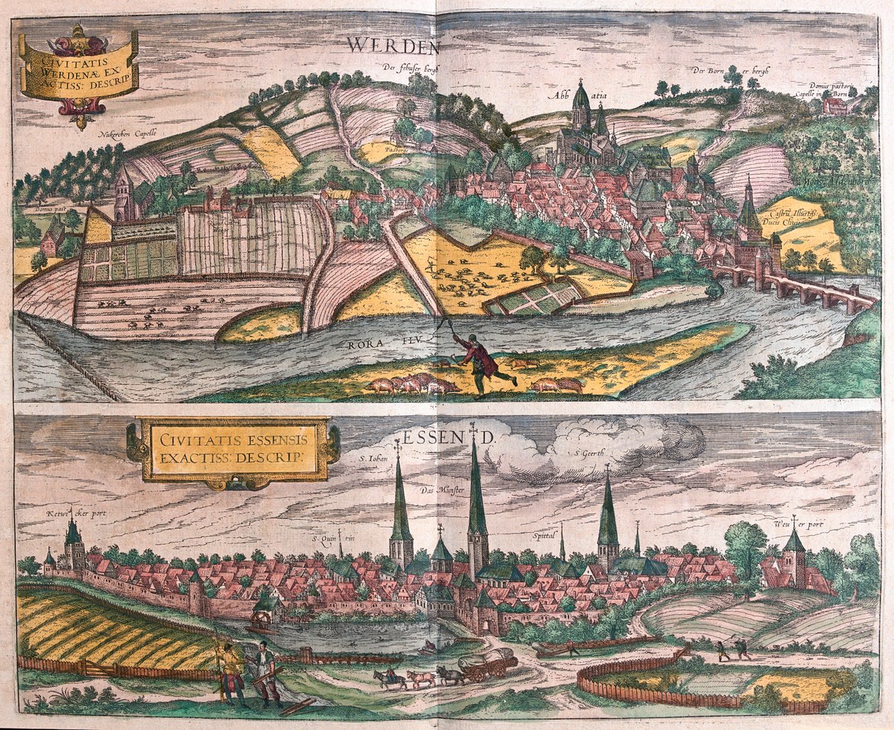 Essen en Werden, Duitsland - in 